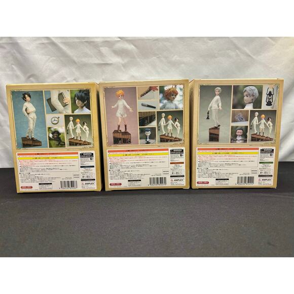 Aniplex The Promised Neverland Norman, Emma, & Ray Stair Figure Set W/ Boxes - Picture 5 of 14
